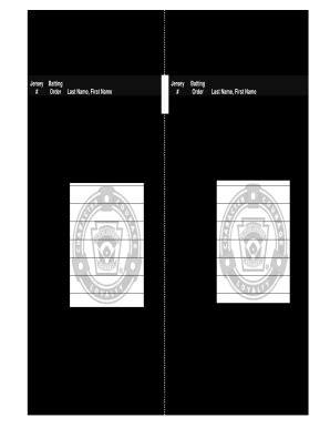 Batting Lineup Sheet - Fill Online, Printable, Fillable, Blank | pdfFiller