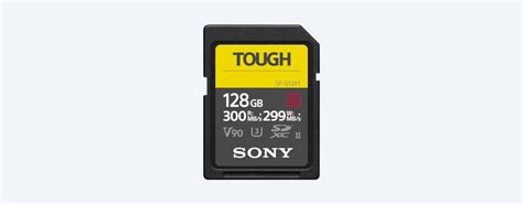 SF-G Series TOUGH UHS-II SD Memory Cards | 32, 64 & 128-GB | Sony India