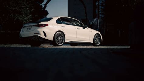 Download wallpaper Mercedes, AMG, rear view, Mercedes-AMG C 43 4MATIC ...