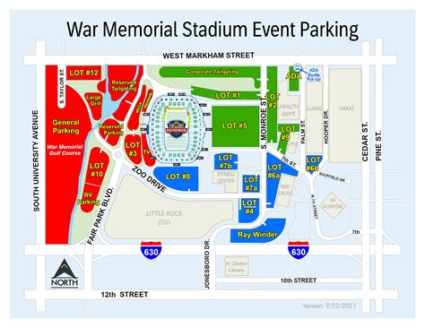 Arkansas Parking Map at Lisa Castillo blog