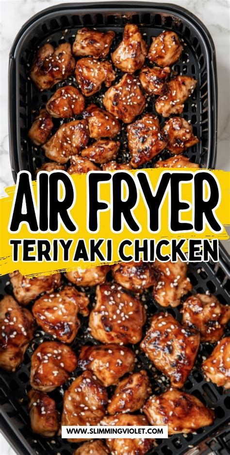 Crispy Teriyaki Chicken Made Easy in the Air Fryer | Air fryer recipes ...