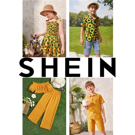 Shein Men's Size chart for apparel, accessories and shoes
