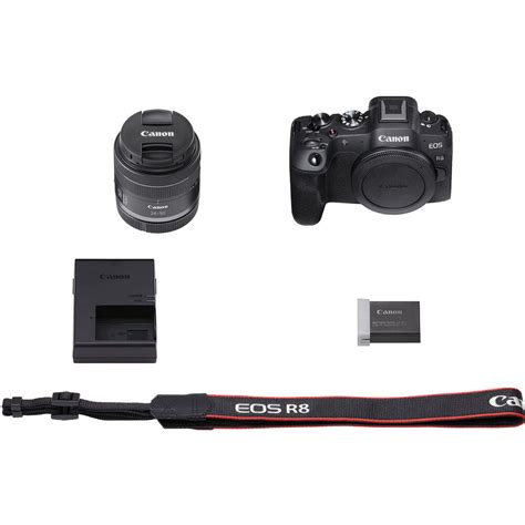 Canon Eos R8 Mirrorless Camera With Rf 24-50Mm F/4.5-6.3 Is Stm Lens ...