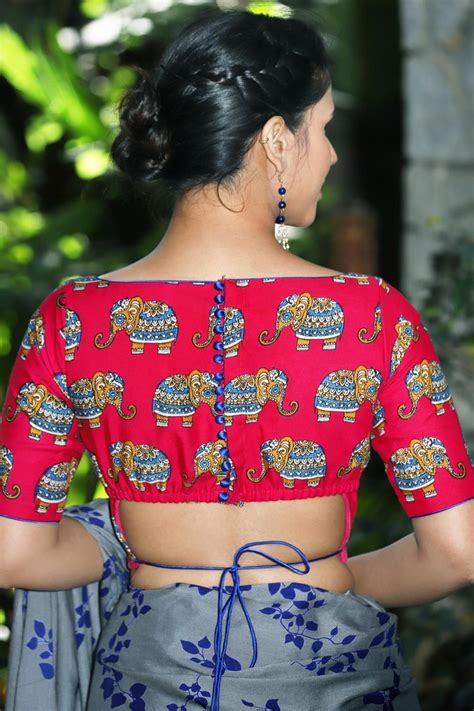 10 Kalamkari Blouse Designs to Make You Look Gorgeous on the D-day
