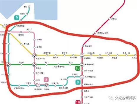 武汉地铁前川线全线开工，18、20、22、25四条地铁线设站曝光_大道