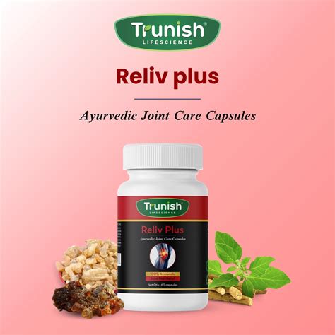 Reliv Plus Capsule - Ayurvedic Joint Care Capsule – Trunish Lifescience