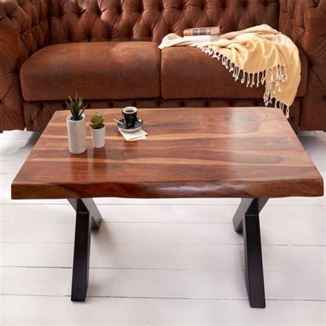 Quick Artsy Wooden Solid Sheesham Wood Center Tables Coffee Table for ...