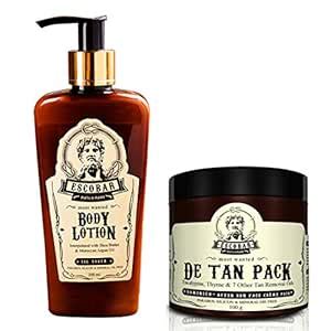 Buy Escobar Men Most Wanted Men Body Lotion With De Tan Pack (Body ...