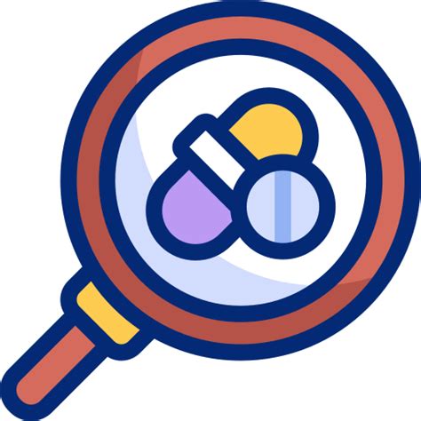 Drug research Basic Accent Lineal Color icon | Freepik