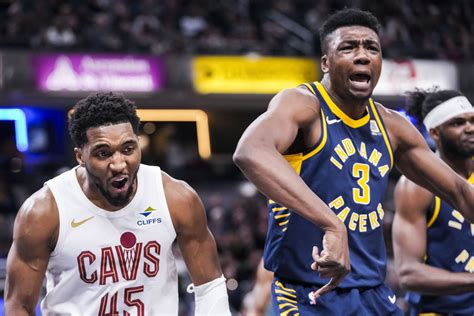 Indiana Pacers vs Cleveland Cavaliers starting lineups and depth charts ...