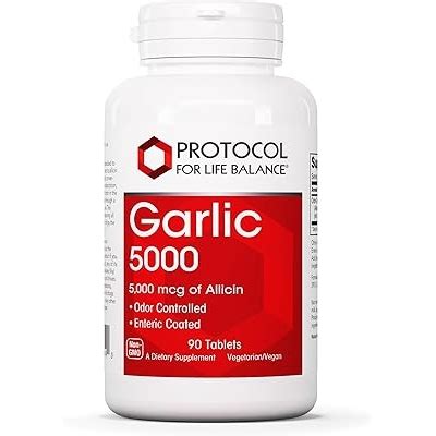 PROTOCOLFORLIFEBALANCE Protocol Garlic 5,000-5,000mcg Allicin ...