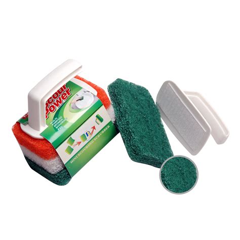 Nylon Scouring Pad Scrubber Brush (6018) - China Cleaning Brush and ...