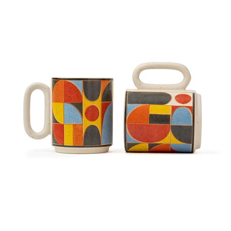 Shay Ceramic Coffee Mug Set, Set of 2, 300ml, Bauhaus | Coffee Mug Set ...