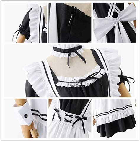 Buy Womens French Maid Costume Cosplay Japanese Anime Lolita Dress ...
