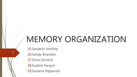 Memory Organization in Computer Architecture 的图像结果
