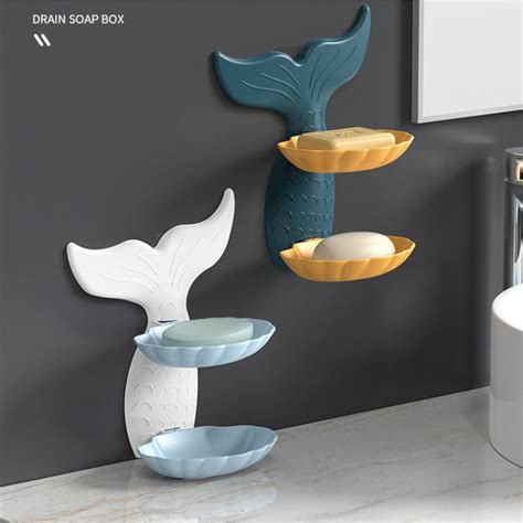 Buy Mermaid Double Layer Soap Tray Online - 99wholesale