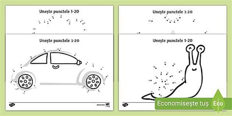 Unește punctele cu numerele în concentrul 1-20 – Desene de colorat
