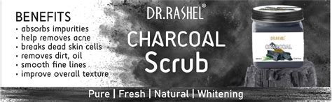Buy DR.RASHEL Charcoal Scrub For Face & Body (380 Ml) | All Skin ...