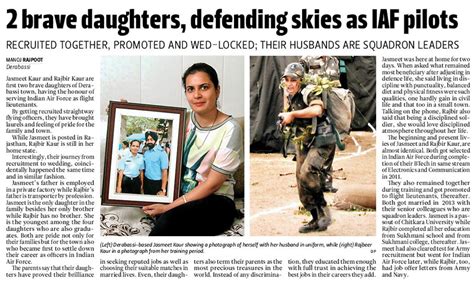 Flight Lieutenant Jasmeet Kaur Honoured in Chandigarh