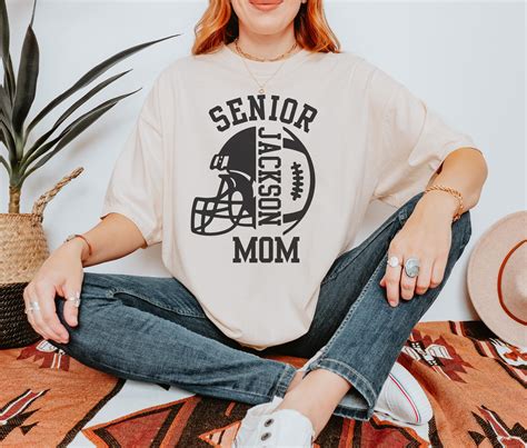 Custom Senior Football Mom Shirt,football Mom Shirt,personalized Senior ...
