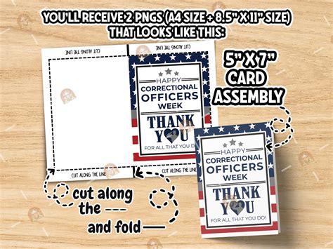 Correctional Officers Week Gift Printable, Correctional Officer Week ...