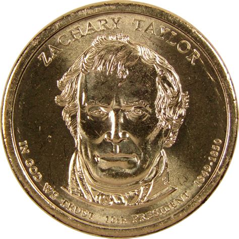 2009 P Zachary Taylor Presidential Dollar BU Uncirculated $1 Coin at ...
