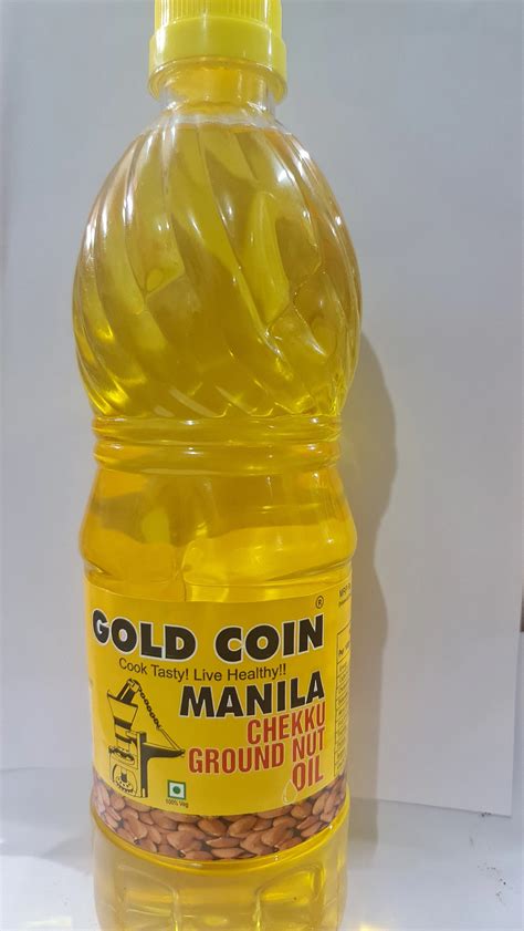 Gold Coin Groundnut Oil Jar 1l