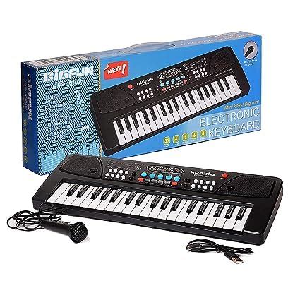 Buy 37 Key Piano Keyboard Toy with Power Option, Recording and mic ...
