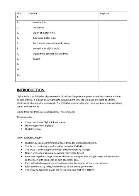 Digital India(ECO PROJ) - INTRODUCTION Digital India is an initiative ...