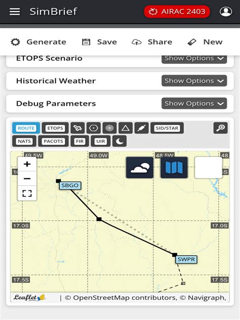 Simbrief Dispatch Tutorial 的图像结果
