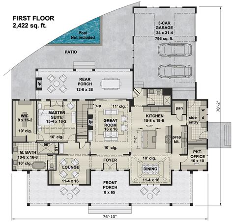House Plans With Basements and Lower Living Areas