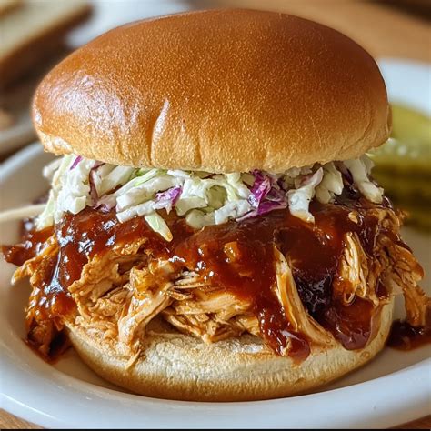 Shredded BBQ Chicken Sandwich: The Ultimate Comfort Meal - Dishes Tasty ...