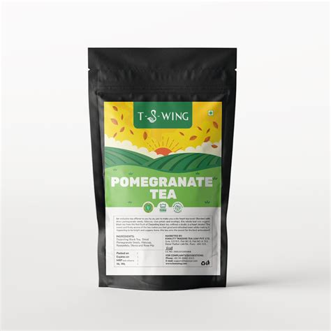 Buy Pomegranate flavoured Tea Online | T-Swing