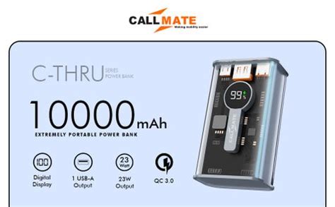 Callmate 10000 mAh 23 W Power Bank Price in India - Buy Callmate 10000 ...