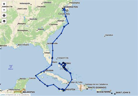 Caribbean Cruise Map