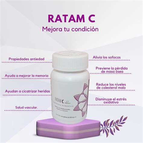 Conoce los beneficios del Ratam C, suplemento único en su tipo.