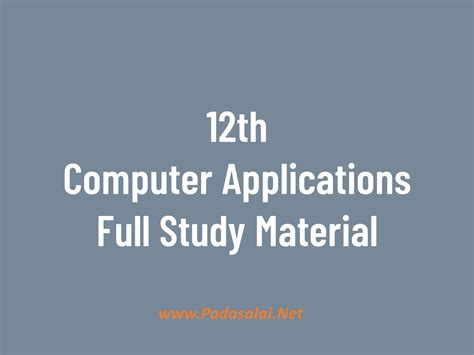 Image result for 12 Computer Application