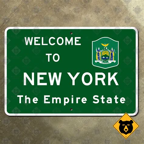 Welcome to New York, The Empire State sign - Signs by Jake
