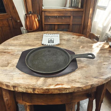 Cast Iron Fajita Skillet