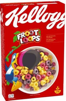 Kellogg's Froot Loops cereal Imported 375 gms Pouch Price in India ...
