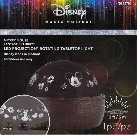 Buy Disney Mickey Mouse Fantastic Flurry Christmas LED Rotating Shadow ...