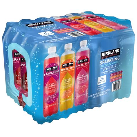 Kirkland Signature Flavored Sparkling Water, 24-Pack, 17 oz - $10.59 at ...