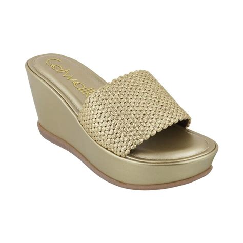Buy Catwalk Casual Women Gold Boho Chic Sandals Online