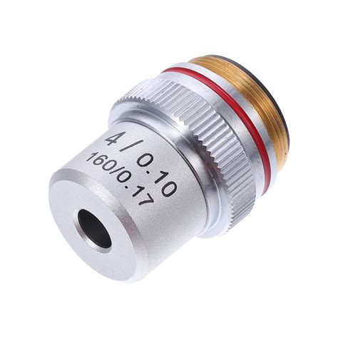 High Accuracy Increase Contrast 4X Microscope Achromatic Objectives ...