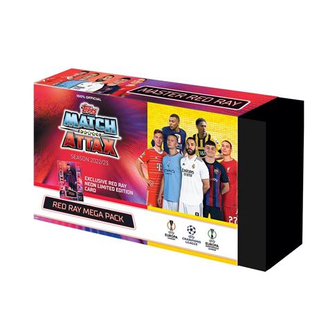 Match Attax Season 2022-23 – Master Red Ray Mega Pack with Exclusive ...