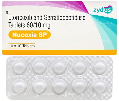 Nucoxia Sp Tablet 10 - Uses, Side Effects, Dosage, Price | Truemeds