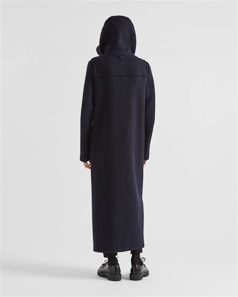 Navy Wool Duffel Coat | PRADA