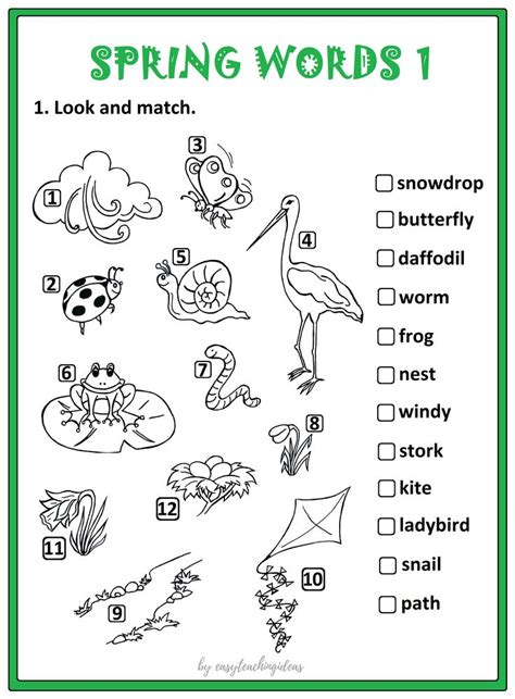 Image result for Spring a Words for First Graders