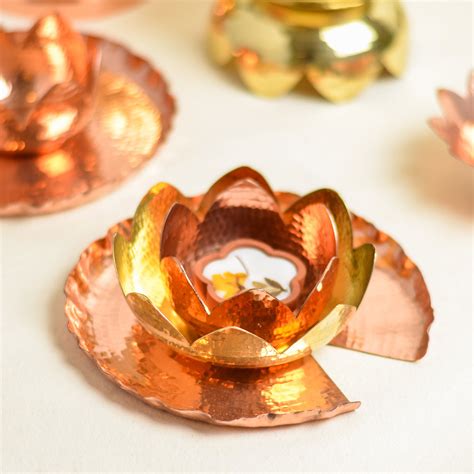 Buy Copper Flower Bowl | Stylish Tableware Online in India | Pastiche ...