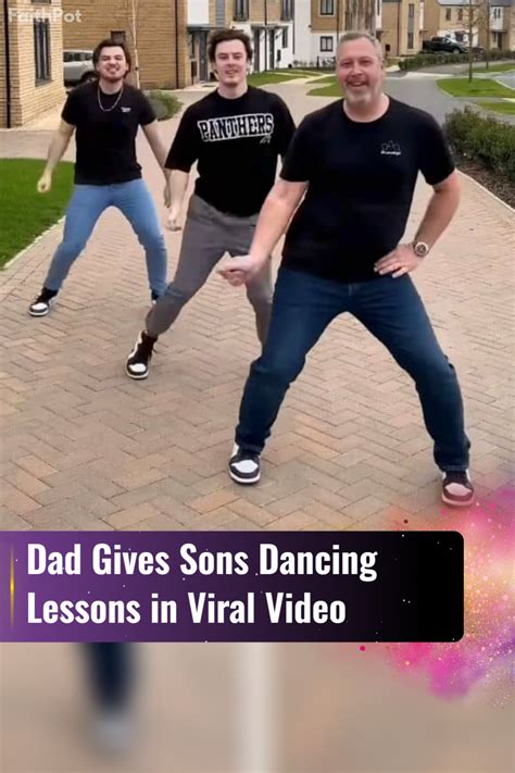 Dad Gives Sons Dancing Lessons in Viral Video | FaithPot | Happy dance ...